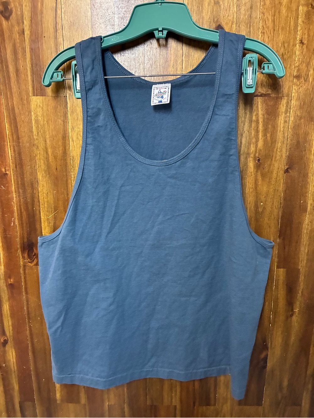 Vintage Alore Blue Sleeveless T-Shirt (L)